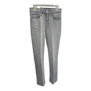 Joe's Jeans Women's Juniors The Callie Grinded High Rise Cropped boot Gray Sz 25